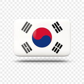 South Korea Illustration Banner Flag Icon PNG
