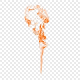 HD Orange Cigarette Smoke PNG