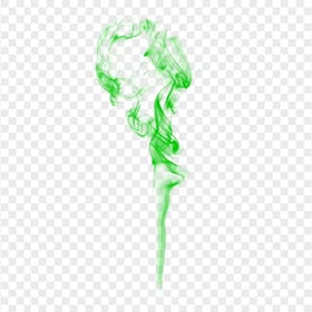 HD Green Cigarette Smoke PNG