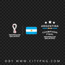 HD PNG Fifa World Cup Qatar 2022 Argentina Champions