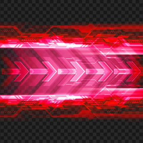 Science Technology Red Light Arrows Effect HD PNG