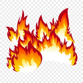 Vector Illustration Fires Flames PNG
