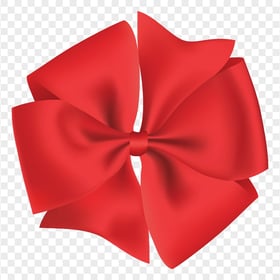 HD Circular Gift Red Bow PNG