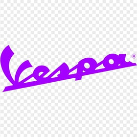 Vespa Purple Logo Image PNG