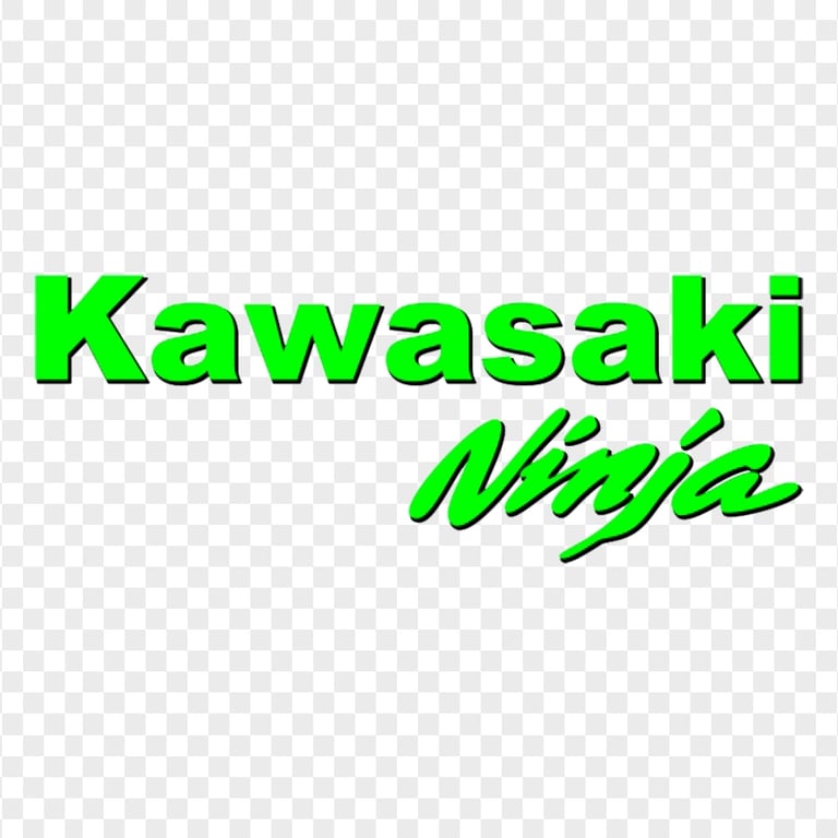 Logo Ninja Kawasaki Green PNG