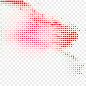 HD Red Halftone Abstract Background PNG