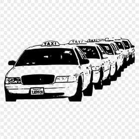 HD Black Grunge American Taxi Rank PNG