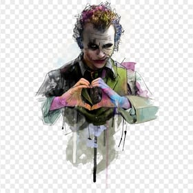 Artwork Of Joker Heath Ledger Illustration Art