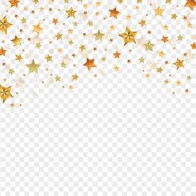 Download Golden Stars Pattern Background PNG