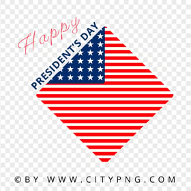 US Happy Presidents Day Holidays Design HD PNG