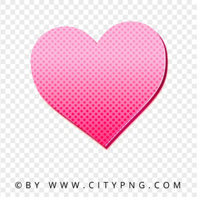 Pink Heart Illustration Valentine's Love Sign HD PNG