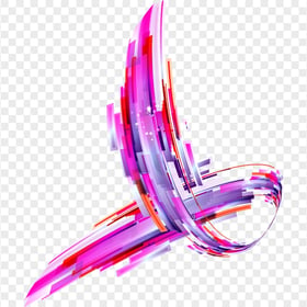 HD Purple & Pink Abstract Illustration Transparent PNG