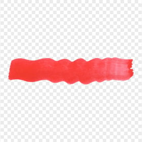 Red Watercolor Brush Stroke Wave Line PNG