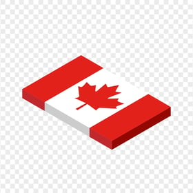 PNG 3D Isometric Canada Flag Icon