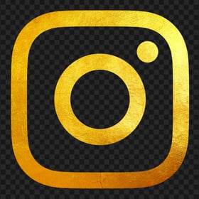Gold Instagram Logo
