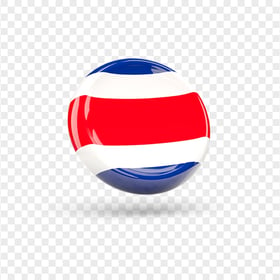 PNG 3D Circle Costa Rica Flag Icon