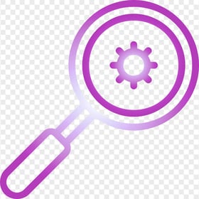 Magnifier Glass Search Virus Covid19 Icon Vector