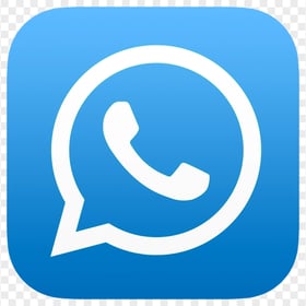 HD Blue Whatsapp Wa Whats App Official Logo Icon PNG