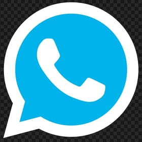 HD Flat Blue Wa Whatsapp Logo Icon PNG