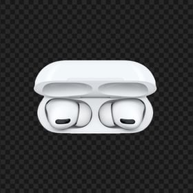 Opened Apple Airpods Pro Case Top View