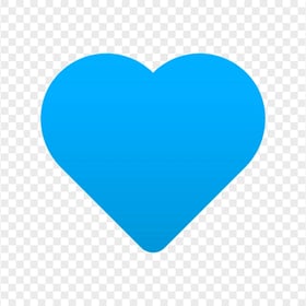 Trust Blue Heart Shape Transparent Background