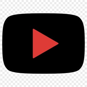 HD Youtube YT Black & Red Logo Symbol Sign Icon PNG