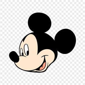 Mickey Mouse Smiling Face PNG IMG
