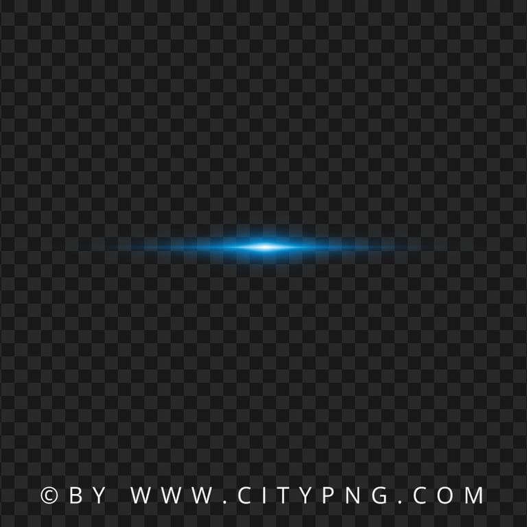 Light Lens Flare Glowing Blue Effect Transparent PNG