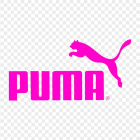 Transparent Puma Pink Logo
