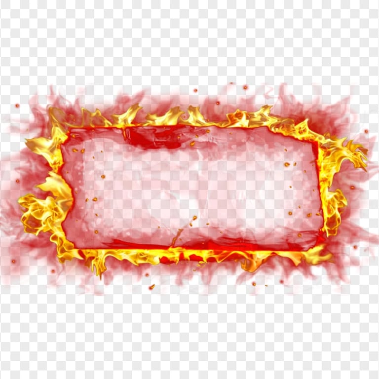 Real Fire Flame Border | Citypng