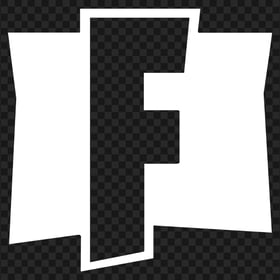 HD Fortnite White F Logo Letter PNG