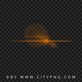 Orange Streak Lens Flare Effect HD Transparent Background