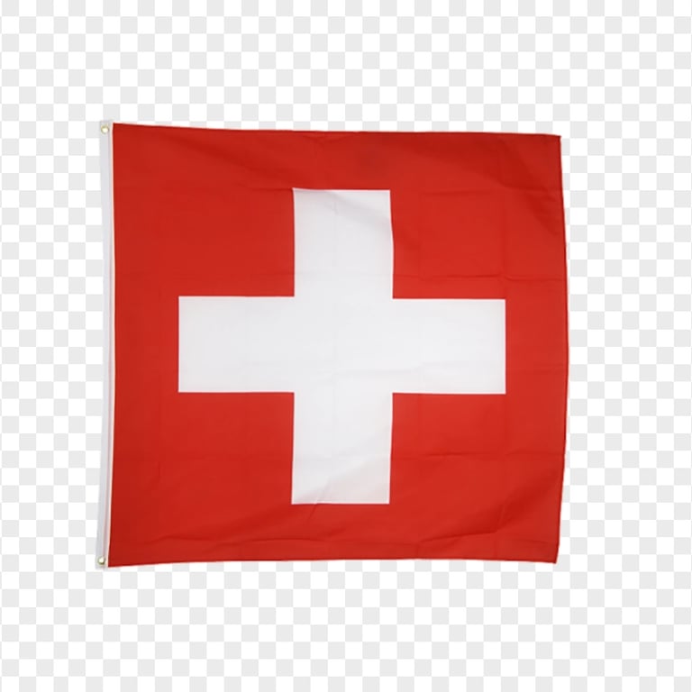 Square Real Swiss Flag PNG