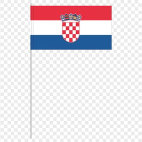 PNG Croatia Paper Flag Pole