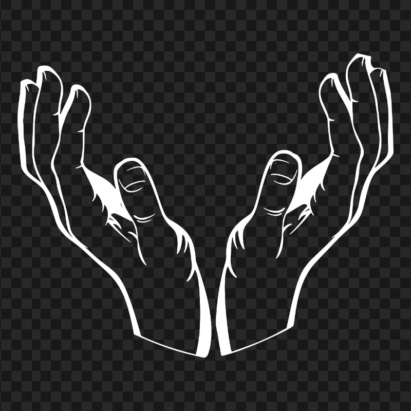 Outstretched Hands Clip Art