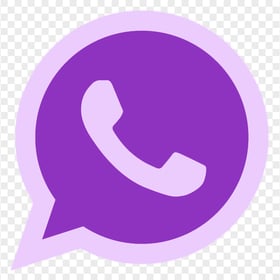 HD Purple Wa Whatsapp Logo Icon PNG