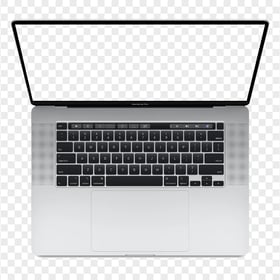 Apple Macbook Pro Top View Mockup PNG