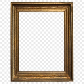 HD Classic old Vintage Brown Wooden Frame PNG