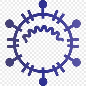 Sars Covid Coronavirus Bacteria Icon Sign Symbol