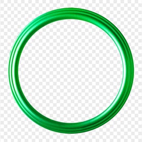 HD Green Circular Round Frame Transparent PNG