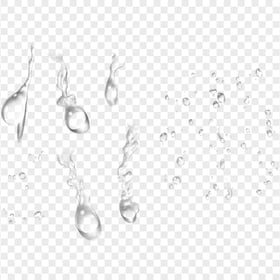 Download Water Drops Dew Splash PNG