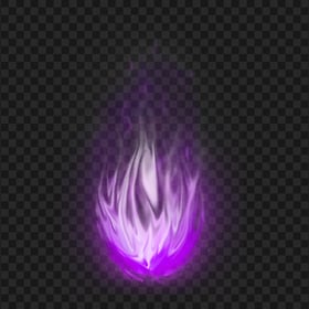 Purple Flame Rocket PNG