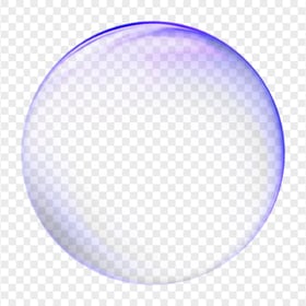 Blue Bubble Circle Transparent PNG