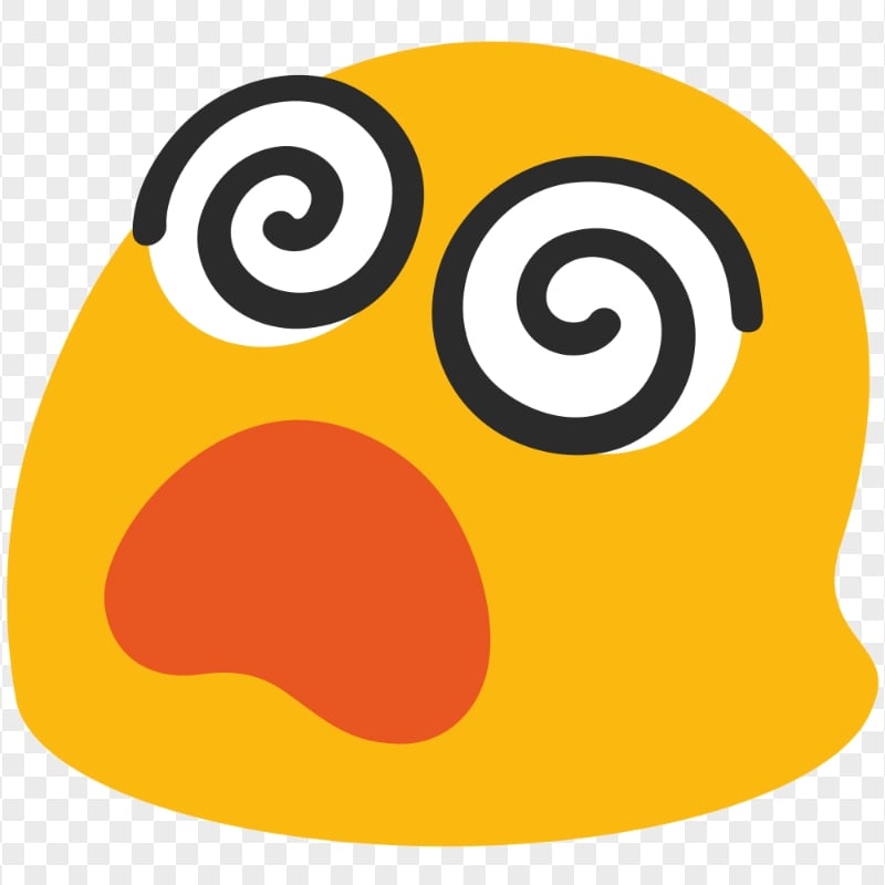 Android Yellow Dizzy Emoji Dizziness Spinning Eyes Citypng