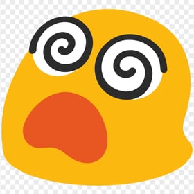 Android Yellow Dizzy Emoji Dizziness Spinning Eyes