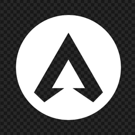 HD Round White Apex Legends Logo Symbol PNG