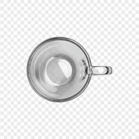 HD Top View Clear Acrylic Mug Transparent PNG