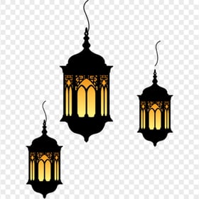 Hanging Ramadan Decorations Lights Lanterns Lamps