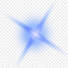 HD Blue Shine Sparkle Star PNG