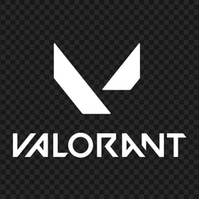 HD Valorant White Official Logo With Symbol PNG